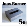 BRUCIATORE 5,0 lit FDB27 professionale acciaio inox
